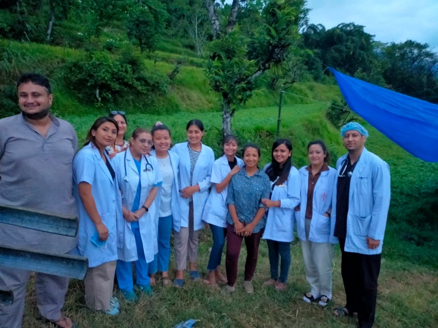 Patients at Health Camp