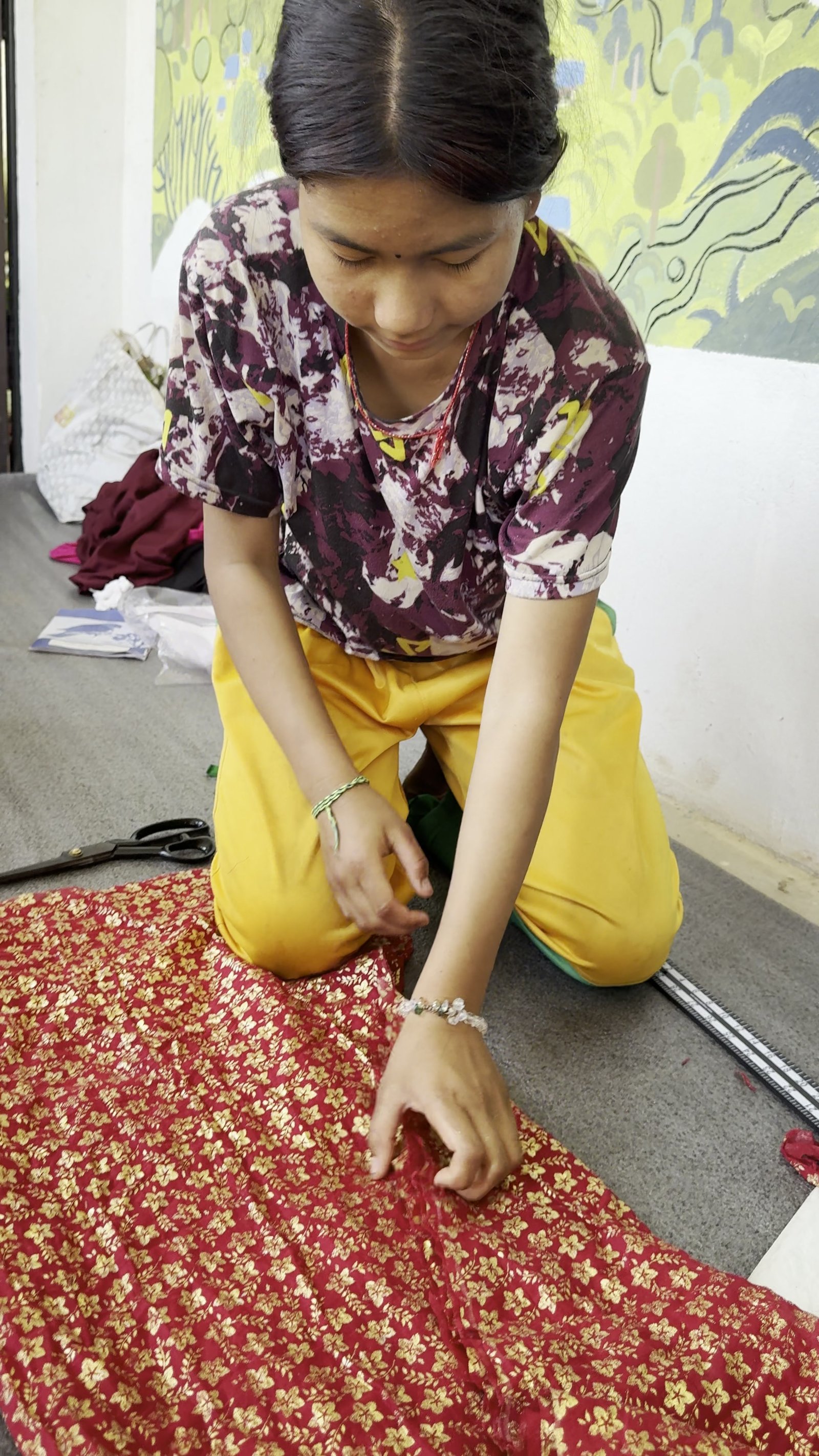 Sewing Training in Progress