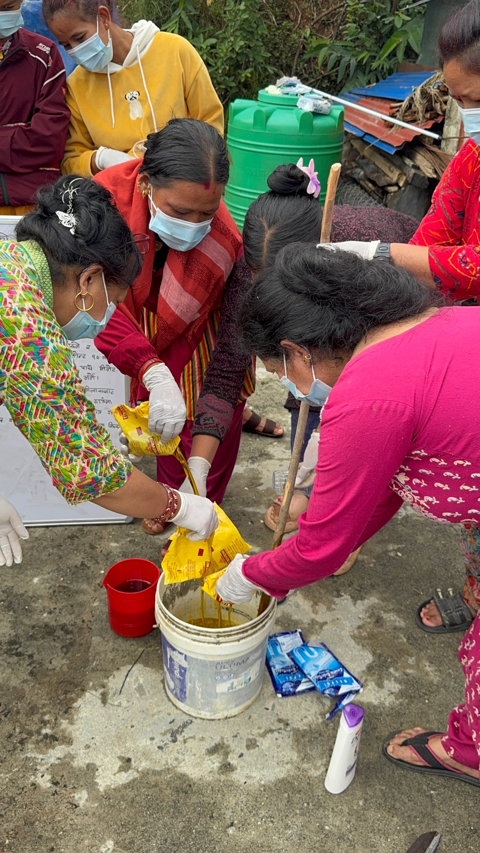 Soap Making Participants