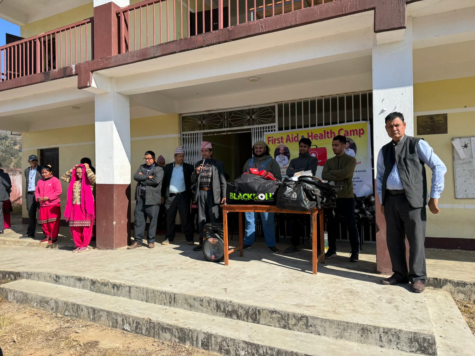 First Aid & Health Camp setup