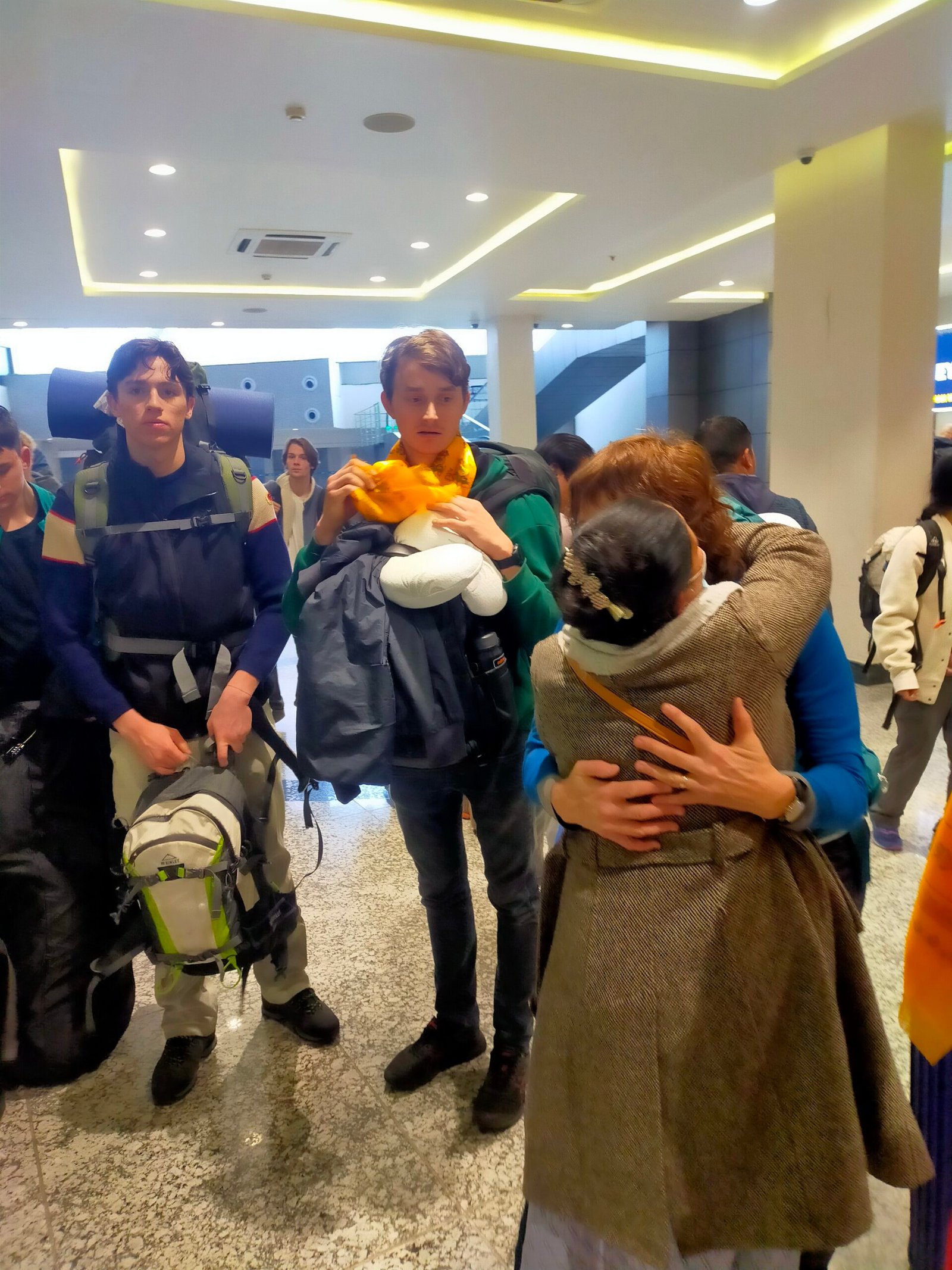 Vienna volunteers arriving in Nepal