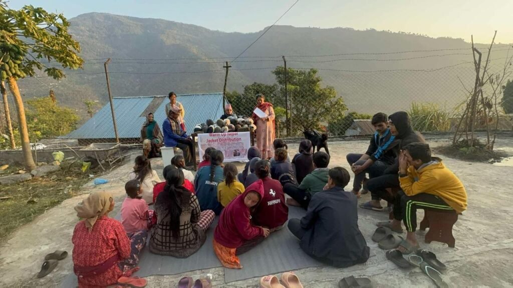 Warm Up Nepal - Winter Jacket Distribution