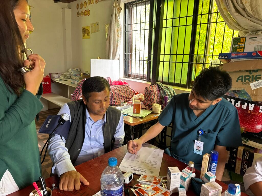 Yearly Free Health Camp 2026, Nagarjun Learning Center, Dhading